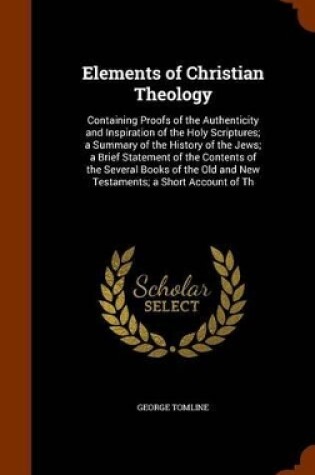 Cover of Elements of Christian Theology