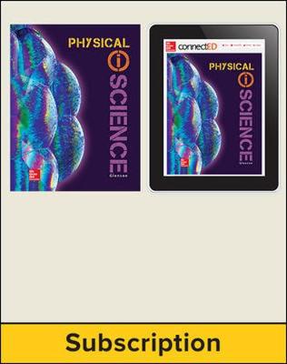 Book cover for Glencoe Physical iScience, Grade 8, Digital & Print Student Bundle, 1-year subscription