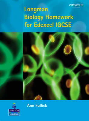 Book cover for Longman Biology homework for Edexcel IGCSE