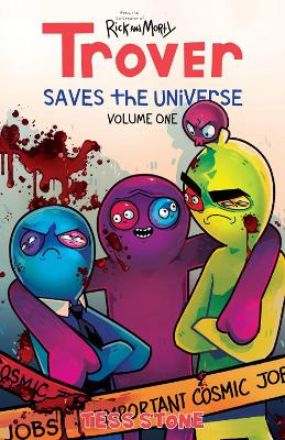 Book cover for Trover Saves The Universe, Volume 1