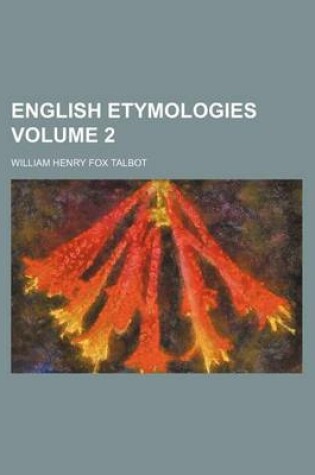 Cover of English Etymologies Volume 2