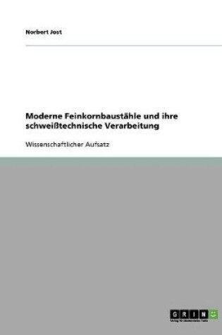 Cover of Moderne Feinkornbaustahle und ihre schweisstechnische Verarbeitung