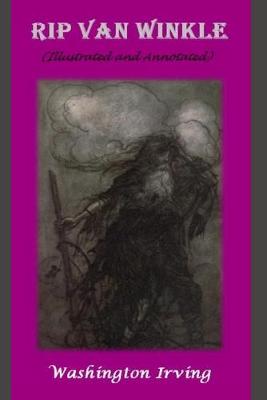 Book cover for RIP VAN WINKLE (Illustrated and Annotated)