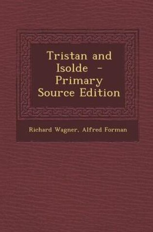 Cover of Tristan and Isolde