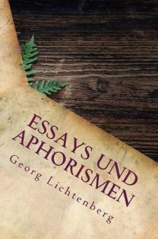 Cover of Essays Und Aphorismen