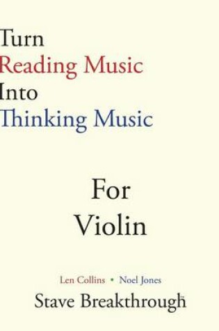 Cover of Turn Reading Music Into Thinking Music For VIOLIN