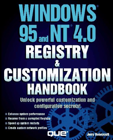 Book cover for Windows 95 and NT 4.0 Registry Handbook