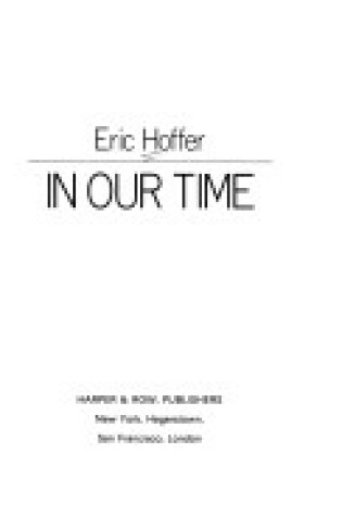 Cover of In Our Time