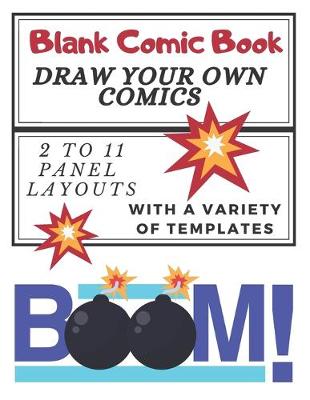 Cover of Blank Comic Book For Kids