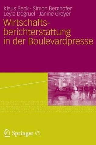 Cover of Wirtschaftsberichterstattung in Der Boulevardpresse