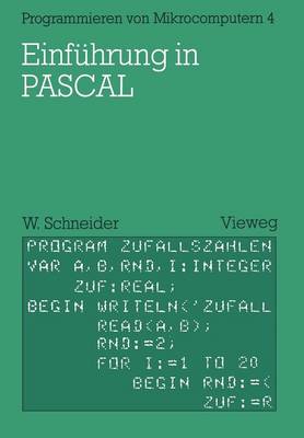 Cover of Einführung in PASCAL