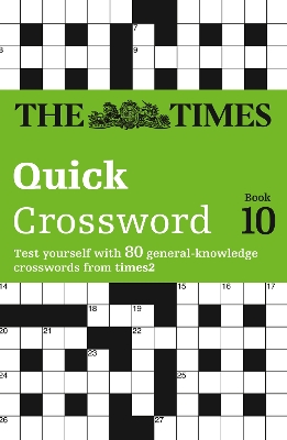 Cover of The Times Quick Crossword Book 10