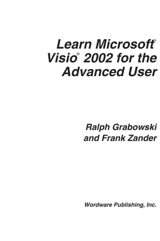 Cover of Learn Microsoft Visio 2002 for the Advanced User