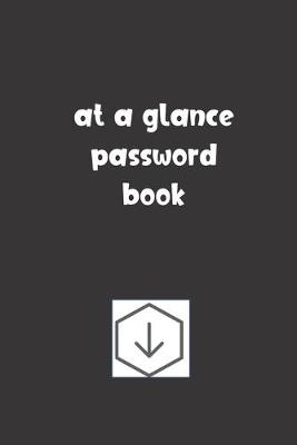 Book cover for At a Glance Password Book