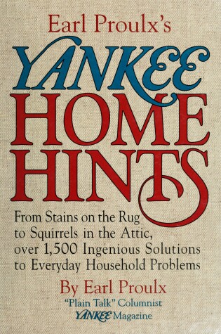 Cover of Earl Proulx's Yankee Home Hints