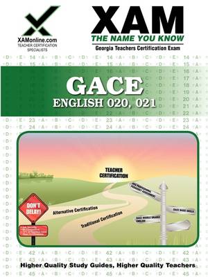 Book cover for GACE English 020, 021