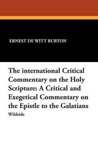 Cover of The International Critical Commentary on the Holy Scripture