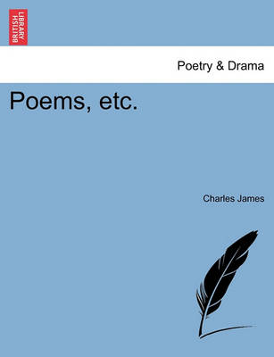 Book cover for Poems, Etc.