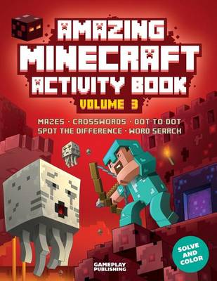 Book cover for Amazing Minecraft Activity Book