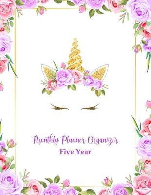 Book cover for Monthly Planner Organizer Five Year