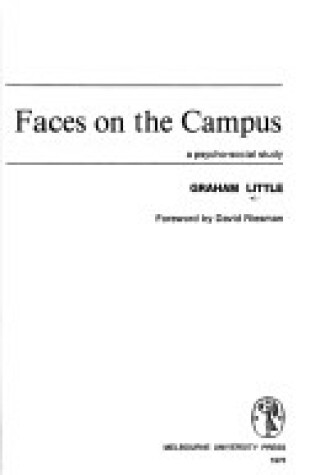 Cover of Faces on the Campus