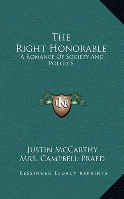 Book cover for The Right Honorable