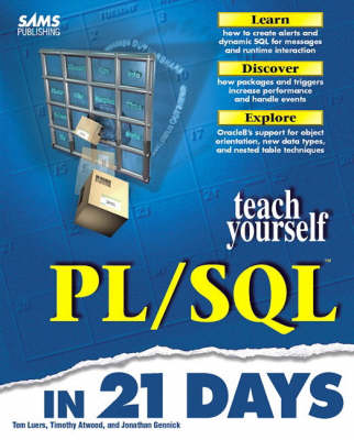 Book cover for Sams Teach Yourself PL/SQL in 21 Days