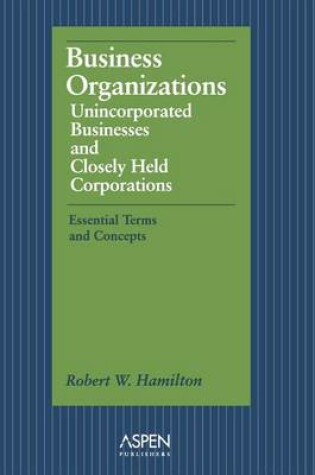 Cover of Business Organizations Sb