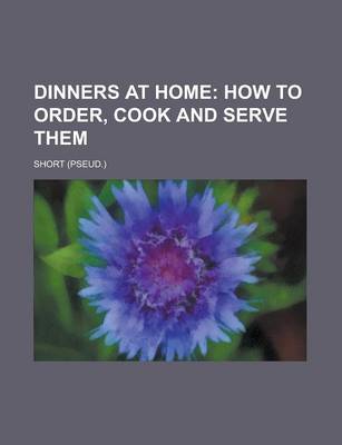 Book cover for Dinners at Home