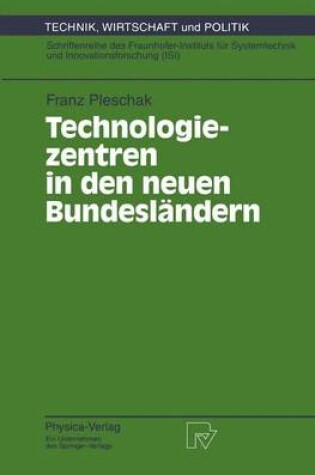 Cover of Technologiezentren in den neuen Bundesländern