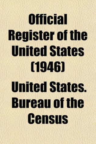 Cover of Official Register of the United States (1946)