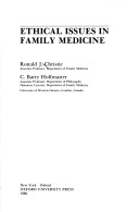 Cover of Ethical Issues in Family Medicine
