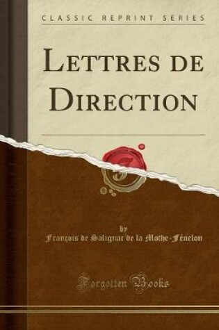 Cover of Lettres de Direction (Classic Reprint)