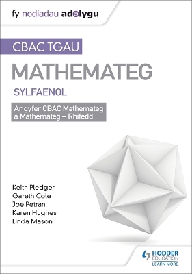 Book cover for TGAU CBAC Canllaw Adolygu Mathemateg Sylfaenol