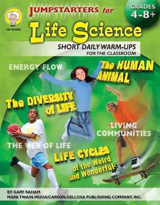 Book cover for Jumpstarters for Life Science, Grades 4 - 12