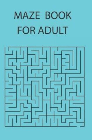 Cover of Maze book for adult