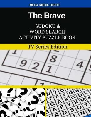 Book cover for The Brave Sudoku and Word Search Activity Puzzle Book