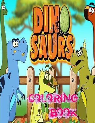 Book cover for Dinosaurs Coloring Book