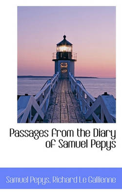 Book cover for Passages from the Diary of Samuel Pepys