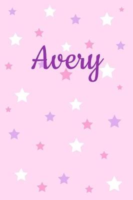 Book cover for Avery First Name Personalized Notebook