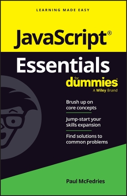 Book cover for JavaScript Essentials For Dummies