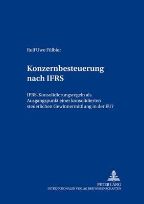 Book cover for Konzernbesteuerung Nach Ifrs