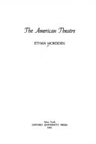 Cover of The American Theatre