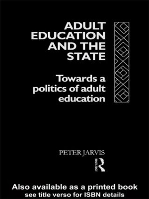 Book cover for Adult Education and the State