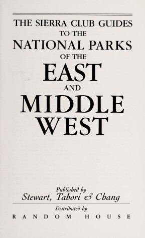 Book cover for The Sierra Club Guide: East and Middle West