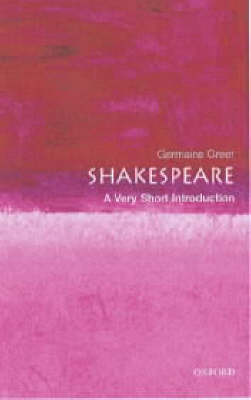 Book cover for Shakespeare: A Very Short Introduction