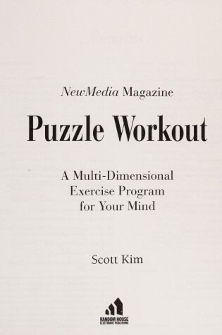 Cover of "New Media" Magazine Puzzles Book