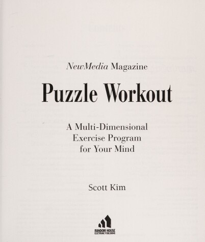 Book cover for "New Media" Magazine Puzzles Book