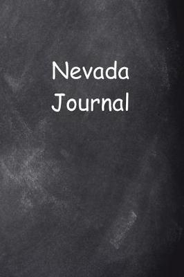 Book cover for Nevada Journal Chalkboard Design