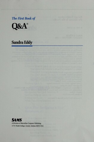 Cover of The First Book of Q & A 4